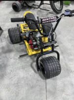 Yellow and black custom build trike