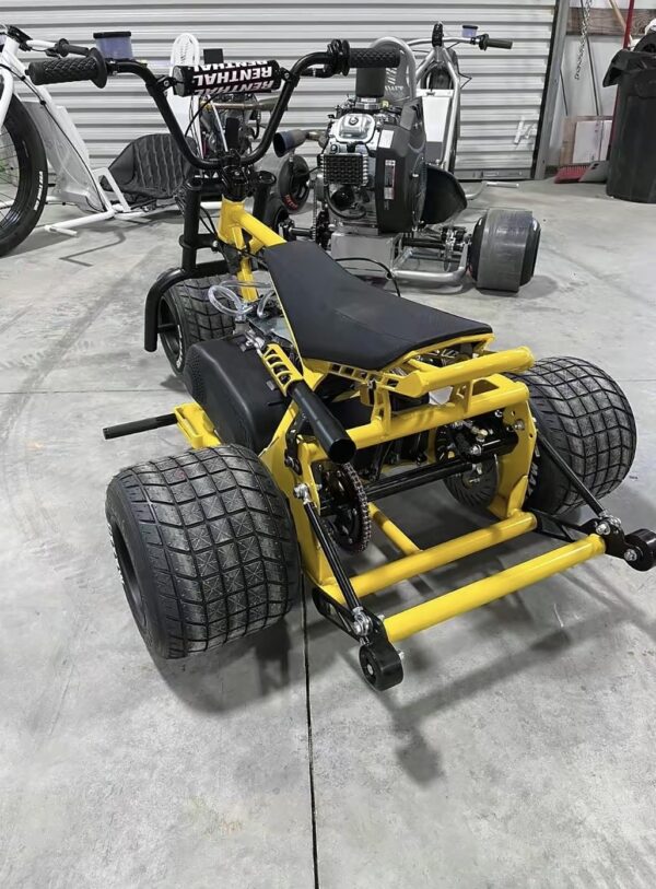 Yellow and black custom build trike - Image 2