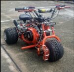 Orange & Black Mini Trike – Predator Ghost Powered Beast!